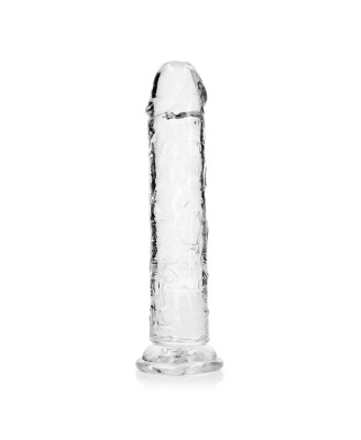 REALROCK CRYSTAL CLEAR - Dildo z Przyssawką - Transparentne - 23 cm