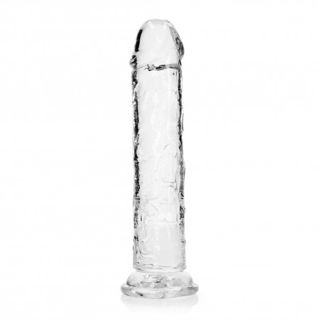 REALROCK CRYSTAL CLEAR - Dildo z Przyssawką - Transparentne - 23 cm