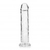 REALROCK CRYSTAL CLEAR - Dildo z Przyssawką - Transparentne - 23 cm