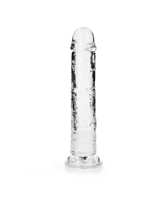 REALROCK CRYSTAL CLEAR - Dildo z Przyssawką - Transparentne - 23 cm
