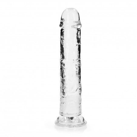 REALROCK CRYSTAL CLEAR - Dildo z Przyssawką - Transparentne - 23 cm