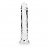 REALROCK CRYSTAL CLEAR - Dildo z Przyssawką - Transparentne - 23 cm