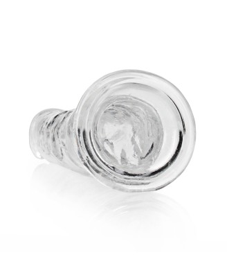 REALROCK CRYSTAL CLEAR - Dildo z Przyssawką - Transparentne - 23 cm