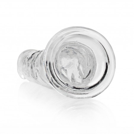 REALROCK CRYSTAL CLEAR - Dildo z Przyssawką - Transparentne - 23 cm