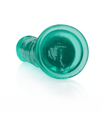 REALROCK CRYSTAL CLEAR - Dildo z Przyssawką - Zielone - 23 cm