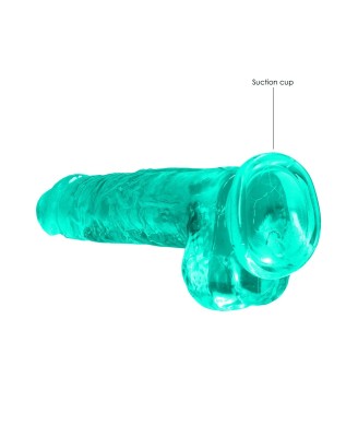 Realistic Dildo with Balls - 8""""/ 21 cm