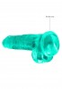 Realistic Dildo with Balls - 8""""/ 21 cm