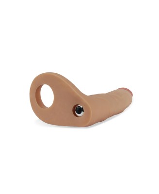 The Ultra Soft Double Vibrating - Dildo do Podwójnej Penetracji - 19cm