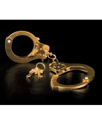 FFS Gold Metal Cuffs - Złote Metalowe Kajdanki