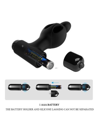 MR PLAY - SILICONE VIBRATING ANAL PLUG