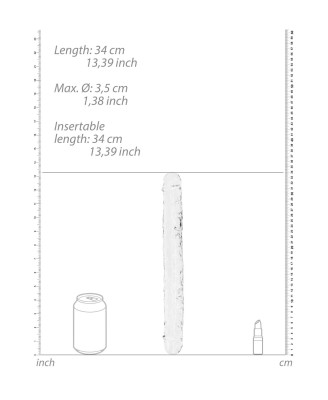 Realistic Double Dong - 13'' / 34 cm