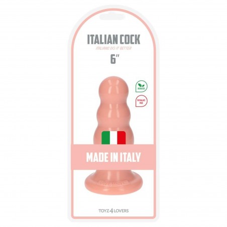 Plug-Italian Cock 6""Flesh