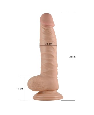 8.5"" Real Extreme Dildo Flesh