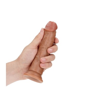 Curved Realistic Dildo with Suction Cup - 6""""/ 15,5 cm