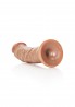Curved Realistic Dildo with Suction Cup - 6""""/ 15,5 cm