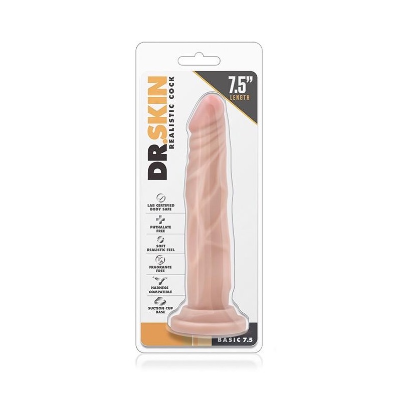 DR. SKIN REALISTIC COCK BASIC 7.5 BEIGE