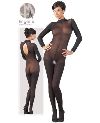 Catsuit with Lace Collar M/L