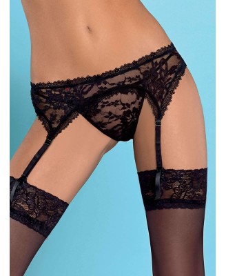 Bielizna-Catia pas do pończoch i stringi L/XL