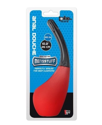 MENZSTUFF 9 HOLE ANAL DOUCHE RED/BLACK