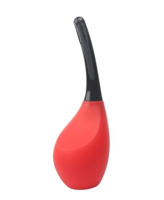 MENZSTUFF 9 HOLE ANAL DOUCHE RED/BLACK