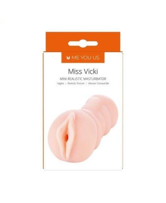 Masturbator- Me You Us Miss Vicki Mini Realistic Masturbator Flesh