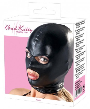Bad Kitty - Mask black - Czarna Fetyszowa Maska