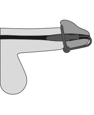 Penis Plug+Silicone Glans Ring