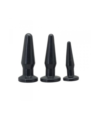 Plug-TPE ANAL PLUG 3 SIZES/ SET