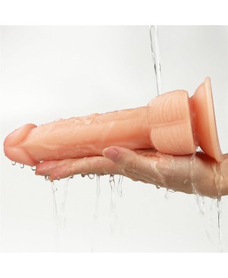 The Ultra Soft Dude - Dildo z Jądrami i Przyssawką - 20cm