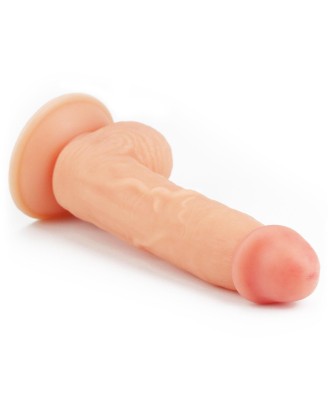 The Ultra Soft Dude - Dildo z Jądrami i Przyssawką - 20cm