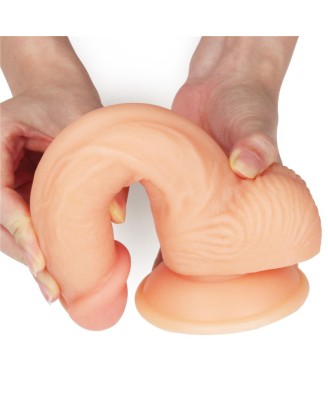 The Ultra Soft Dude - Dildo z Jądrami i Przyssawką - 20cm