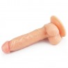 The Ultra Soft Dude - Dildo z Jądrami i Przyssawką - 20cm