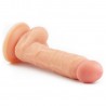 The Ultra Soft Dude - Dildo z Jądrami i Przyssawką - 20cm