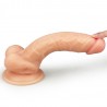 The Ultra Soft Dude - Dildo z Jądrami i Przyssawką - 20cm