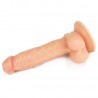 The Ultra Soft Dude - Dildo z Jądrami i Przyssawką - 20cm