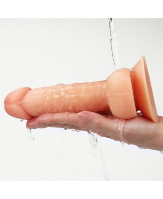 The Ultra Soft Dude - Dildo z Jądrami i Przyssawką - 17,5cm