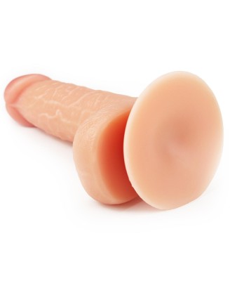 The Ultra Soft Dude - Dildo z Jądrami i Przyssawką - 17,5cm