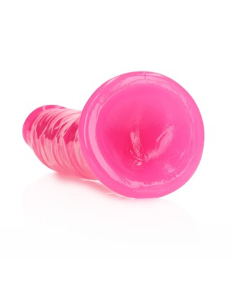 Slim Realistic Dildo with Suction Cup - Glow in the Dark - 8'' / 20 cm