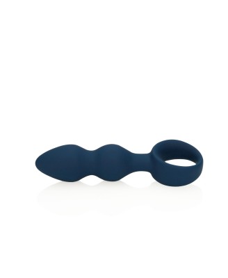 Teardrop Shaped Anal Plug - Medium - Baltic Blue