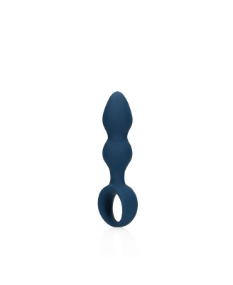 Teardrop Shaped Anal Plug - Medium - Baltic Blue