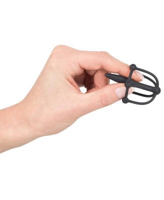 Penis Plug with Glans Cage