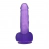 BAILE - DONG Realistic dildo ( clear/pink/purple )