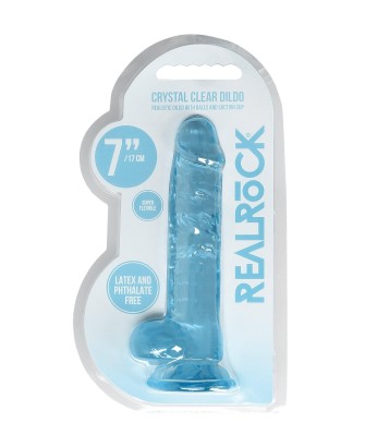 Realistic Dildo with Balls - 7""""/ 19 cm