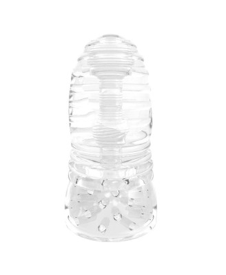 Masturbator- Me You Us Glacier Dual End Stroker Male Masturbator Transparent