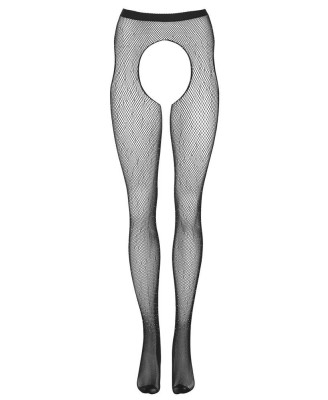 Cottelli Sex Tights Czarne Rajstopy Siateczkowe Otwarte S-L