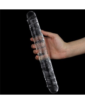 Flawless Clear Double dildo 12'' - Podwójne Dildo