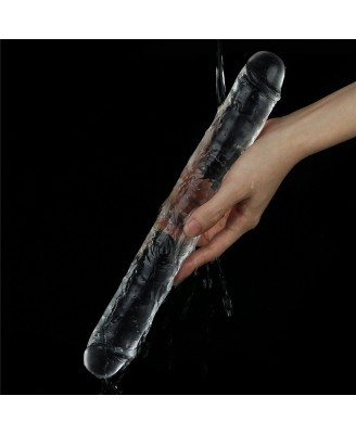 Flawless Clear Double dildo 12'' - Podwójne Dildo