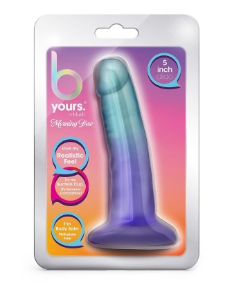 B YOURS MORNING DEW 5 INCH DILDO SAPPHIRE