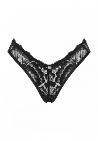 Bielizna-Alessya figi czarne  XS/S