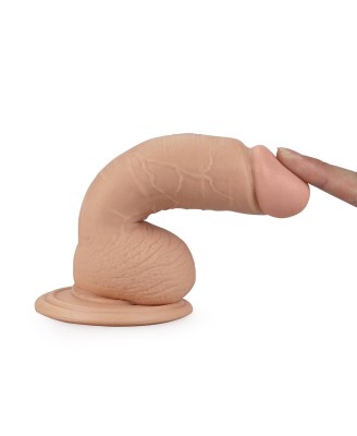 7"" Real Extreme Dildo Flesh
